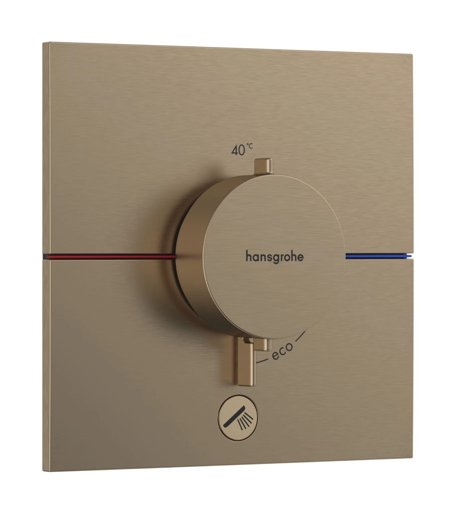 ShowerSelect Comfort E Thermostat Unterputz für 1 Verbraucher und einen zusätzlichen Abgang Chrom