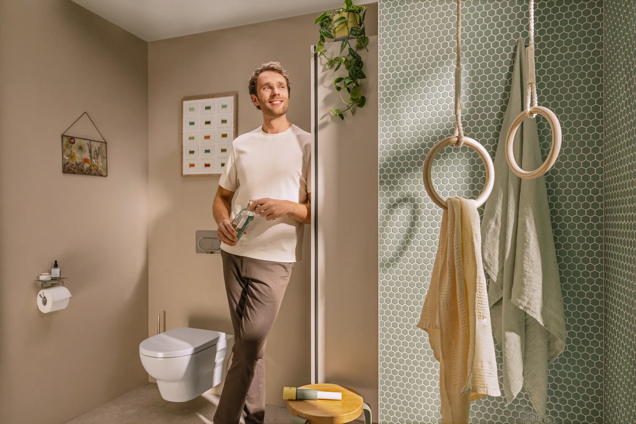 AddStoris S Toilettenbürstenhalter Wandmontage, Chrom