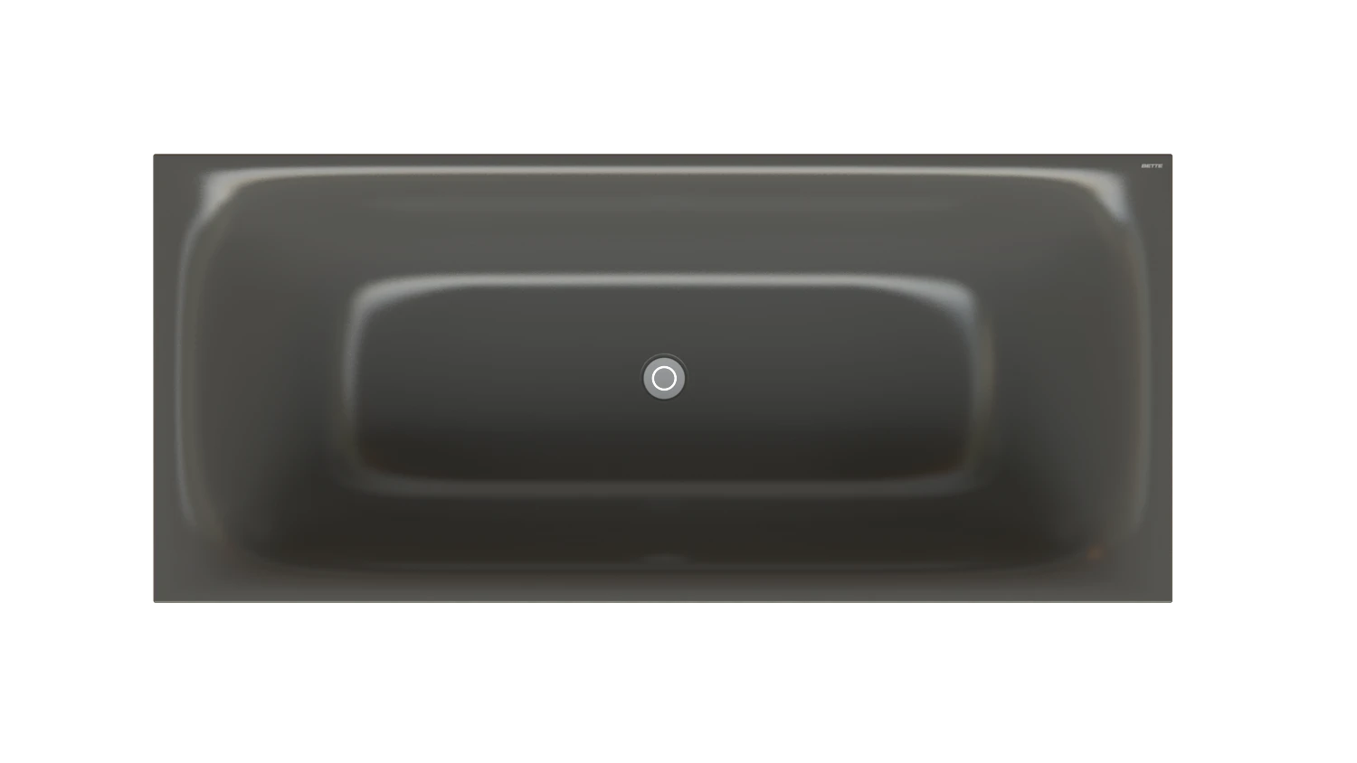 Bette Badewanne „BetteLux Shape“ rechteck 170 × 75 cm in Anthracite