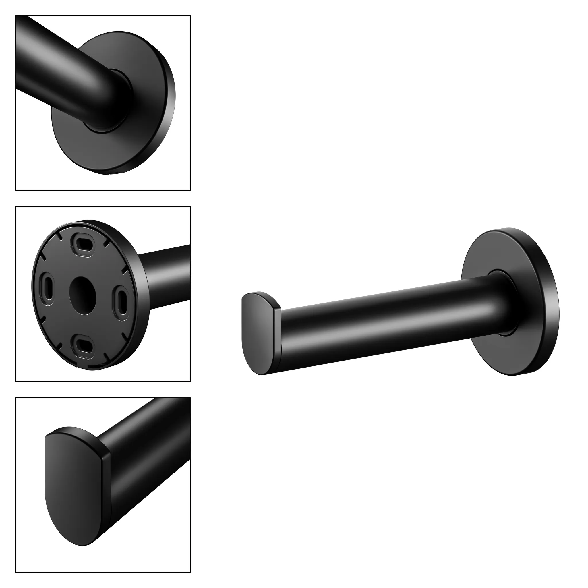 KEUCO PLAN Toilettenpapier-Ersatzrollenhalter schwarz matt