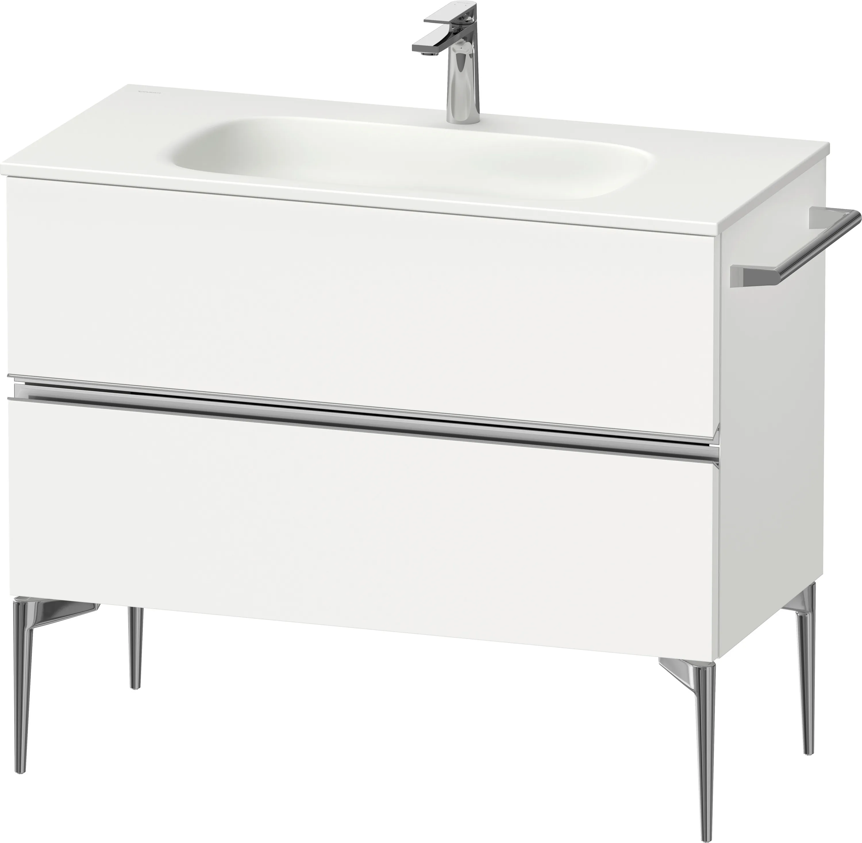 Duravit Waschtischunterschrank „Sivida“ 101 × 59,2 × 47,7 cm in Weiß Matt