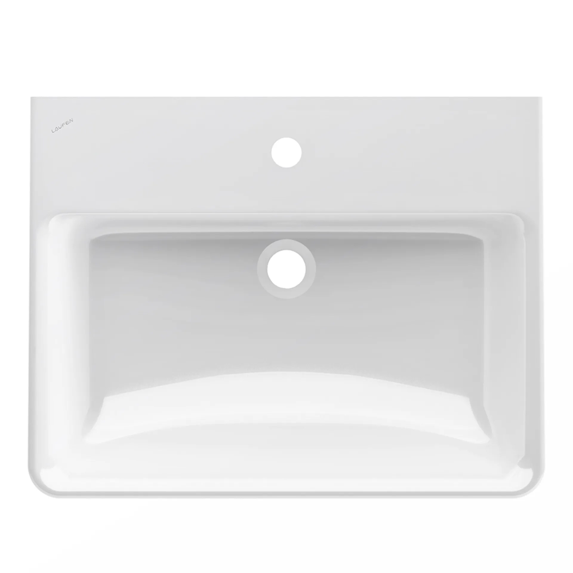 Waschtisch PRO S 465x600x175 1 Hahnloch mit Überlauf weiß Waschtisch PRO S 465x600x175 1 Hahnloch mit Überlauf weiß