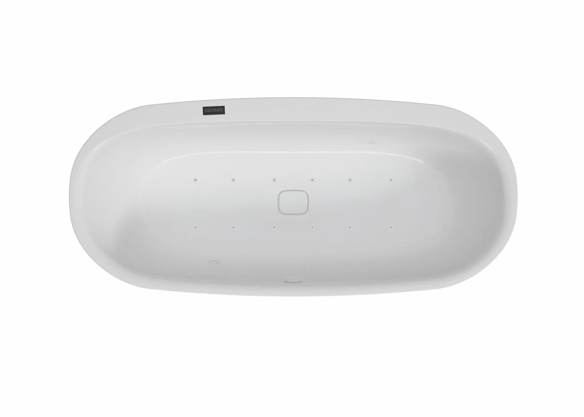 Hoesch Whirlwanne „iSensi“ Monolith mit Airsystem „iSensi“ freistehend oval 180 × 80 cm in Weiß Hoesch Whirlwanne „iSensi“ Monolith mit Airsystem „iSensi“ freistehend oval 180 × 80 cm in Weiß