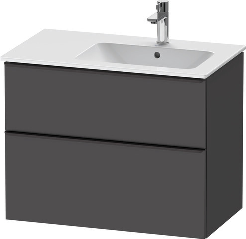 Duravit Waschtischunterschrank wandhängend „D-Neo“ 81 × 62,5 × 46,2 cm