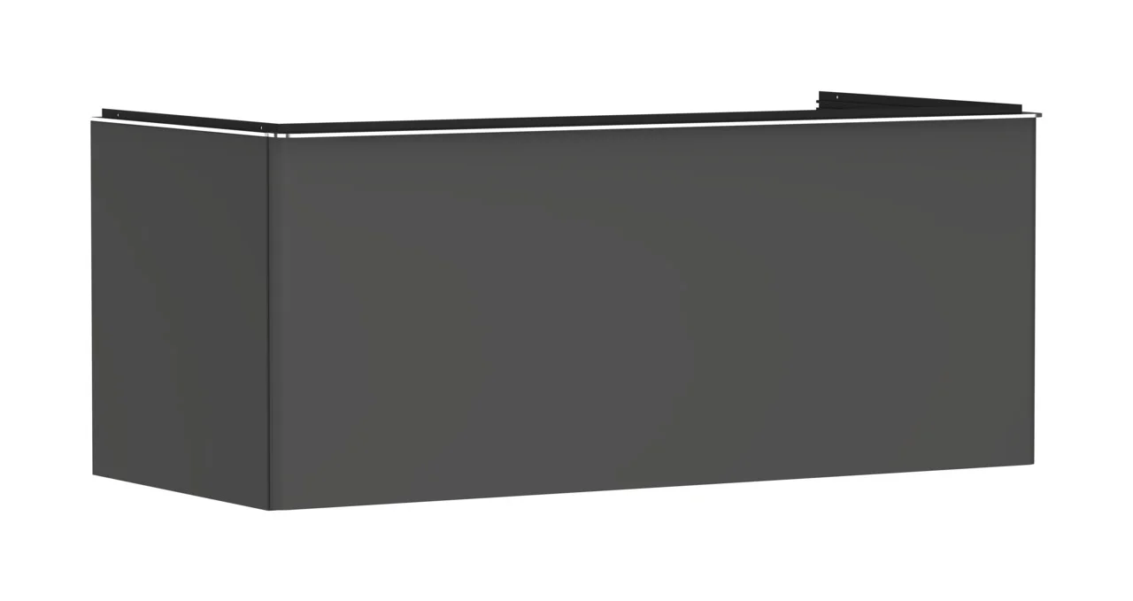 Hansgrohe Xelu Q Waschtischunterschrank Diamantgrau Matt, 1.180 x 540 mm, 1 Schubkasten, Vollauszug, SoftClose, Wandmontage