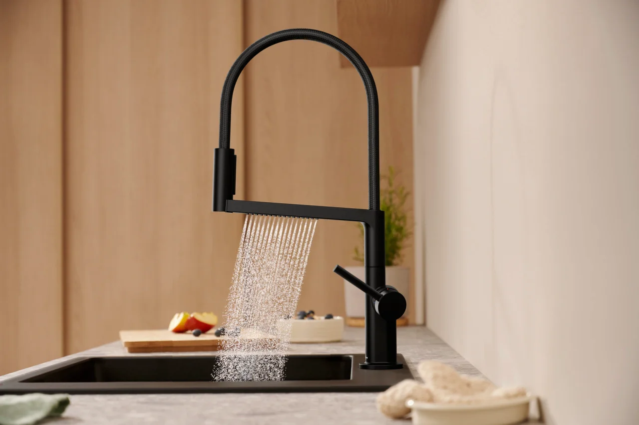 Hansgrohe Talis Select M54 PowderSpray Einhebel-Küchenmischer Semi-Pro, 3 Strahlarten, mattschwarz Hansgrohe Talis Select M54 PowderSpray Einhebel-Küchenmischer Semi-Pro, 3 Strahlarten, mattschwarz