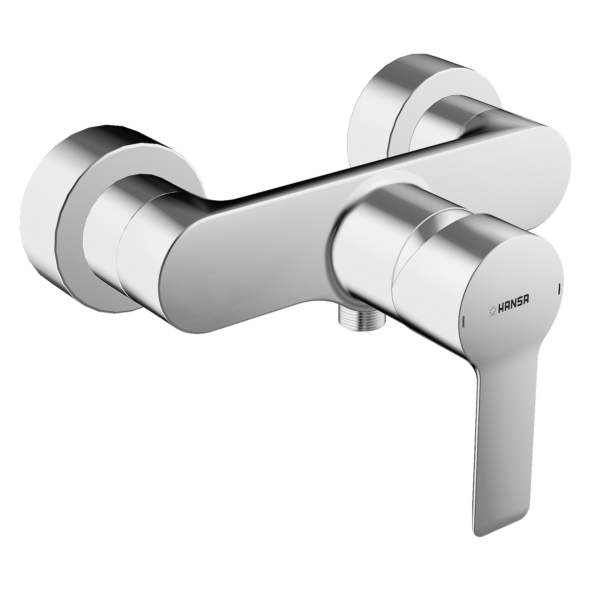 Einhand-Duscharmatur „Ligna“ in Chrom Einhand-Duscharmatur „Ligna“ in Chrom