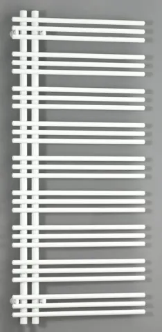 Zehnder Design-Heizkörper „Yucca Asym“ für Warmwasser-Zentralheizung oder gemischten Betrieb mit 50 mm-Seitenanschluss 47,8 × 87,2 cm in Chrom Zehnder Design-Heizkörper „Yucca Asym“ für Warmwasser-Zentralheizung oder gemischten Betrieb mit 50 mm-Seitenanschluss 47,8 × 87,2 cm in Chrom