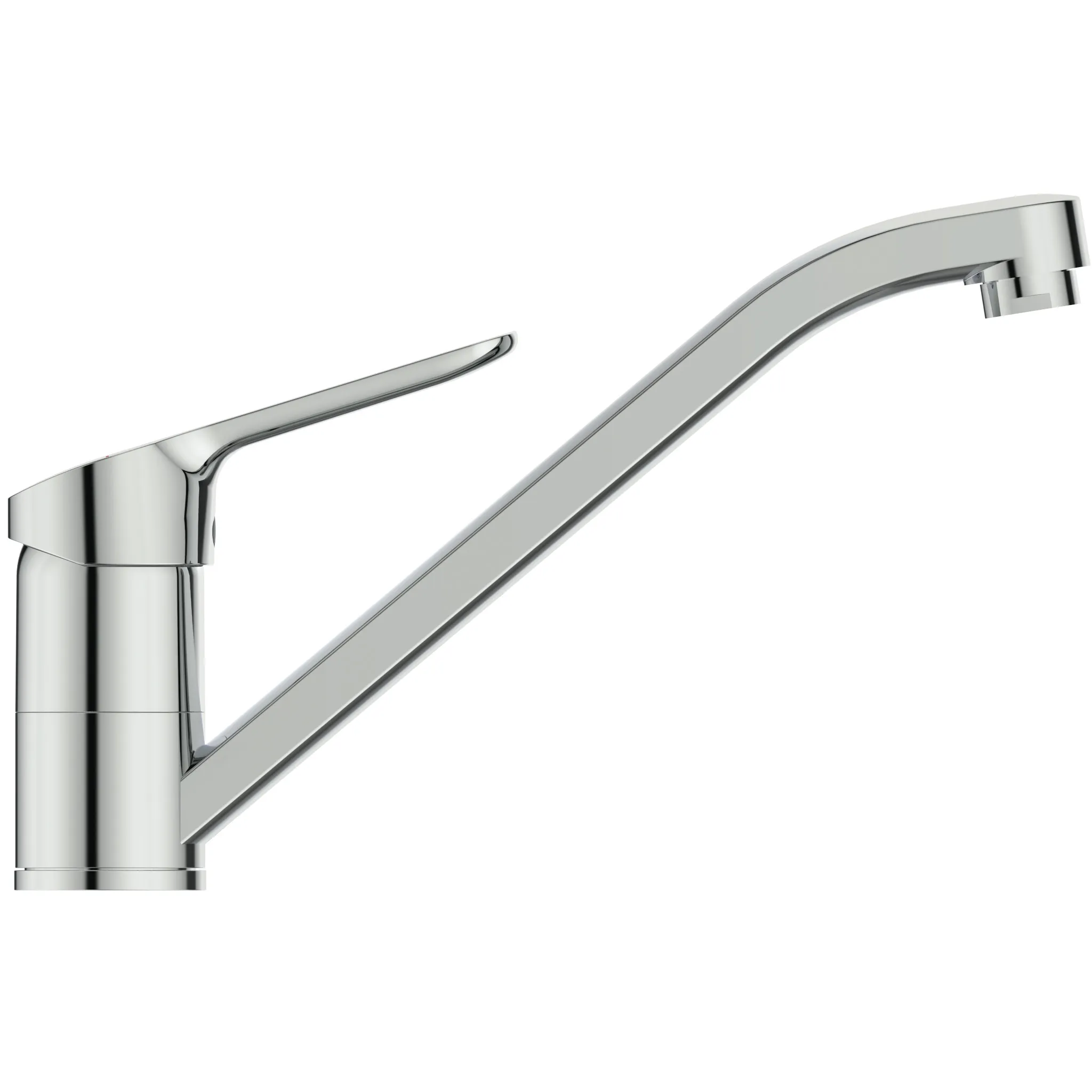 Küchenarmatur Ceraflex, mit Rohrauslauf, Ausladung 228 mm, Chrom Küchenarmatur Ceraflex, mit Rohrauslauf, Ausladung 228 mm, Chrom