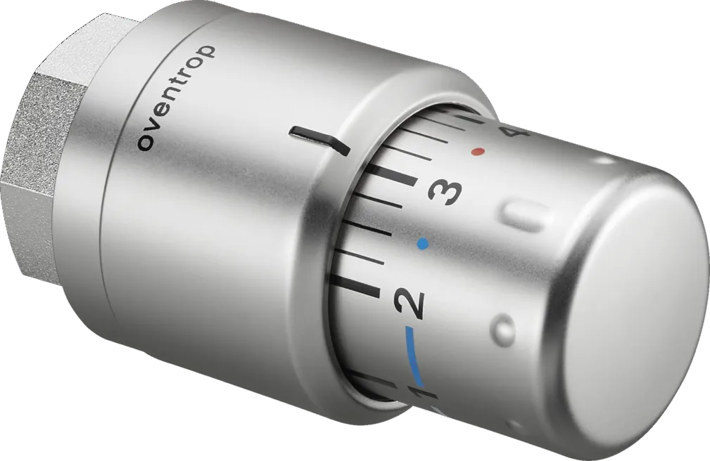 Oventrop Heizkörperthermostat mit Flüssigfühler „Uni SH“ 0 * 1-5 in edelstahl