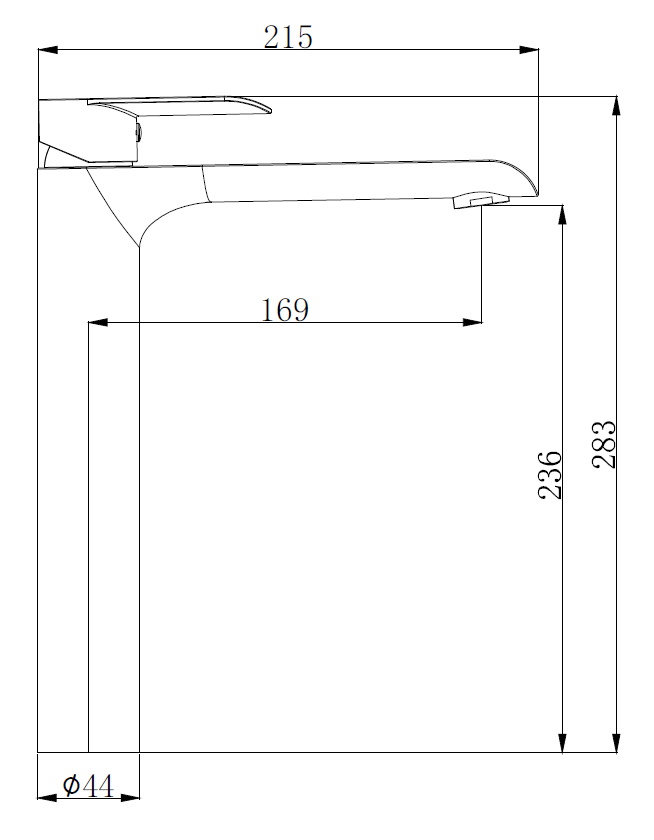 Waschtisch-Einhandbatterie AqvaBasic IV - erhöhter Standfuß - Klick-Klack-Ablaufgarnitur 1"1/4 - Kartusche mit keramischen Dichtscheiben - Heißwassersperre - Wassermengendurchflussregulierung - flexible Druckschläuche 3/8", DVGW W270 - chrom