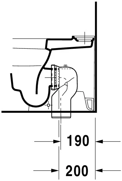 Stand-WC Kombi Happy D.2 630 mm Tiefspüler, fürSPK, Abg.Vario, weiß Stand-WC Kombi Happy D.2 630 mm Tiefspüler, fürSPK, Abg.Vario, weiß