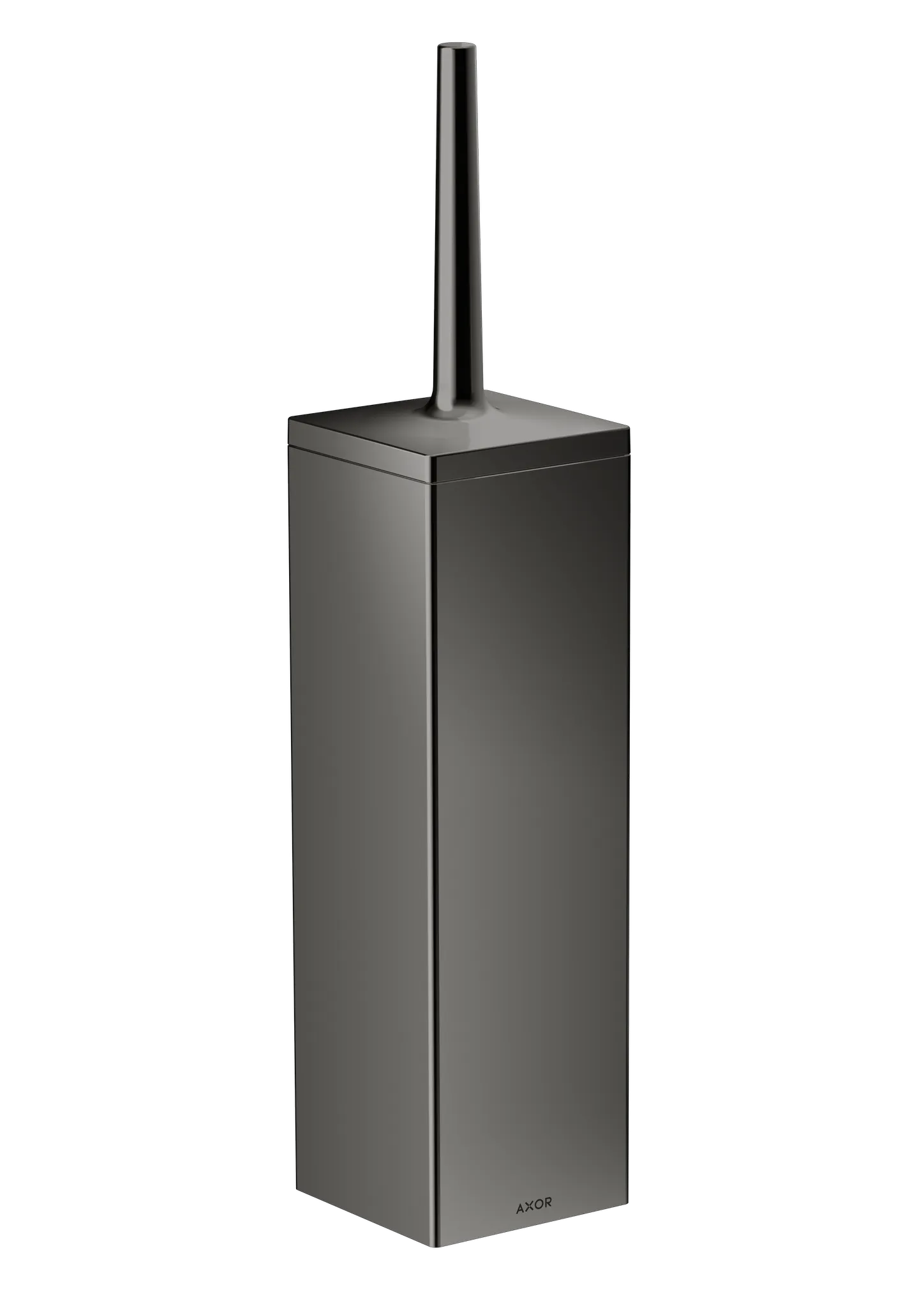 Hansgrohe AXOR Universal Rectangular Toilettenbürstenhalter Wandmontage, Polished Black Chrome