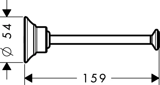 Reservepapierhalter Axor Montreux chrom Reservepapierhalter Axor Montreux chrom