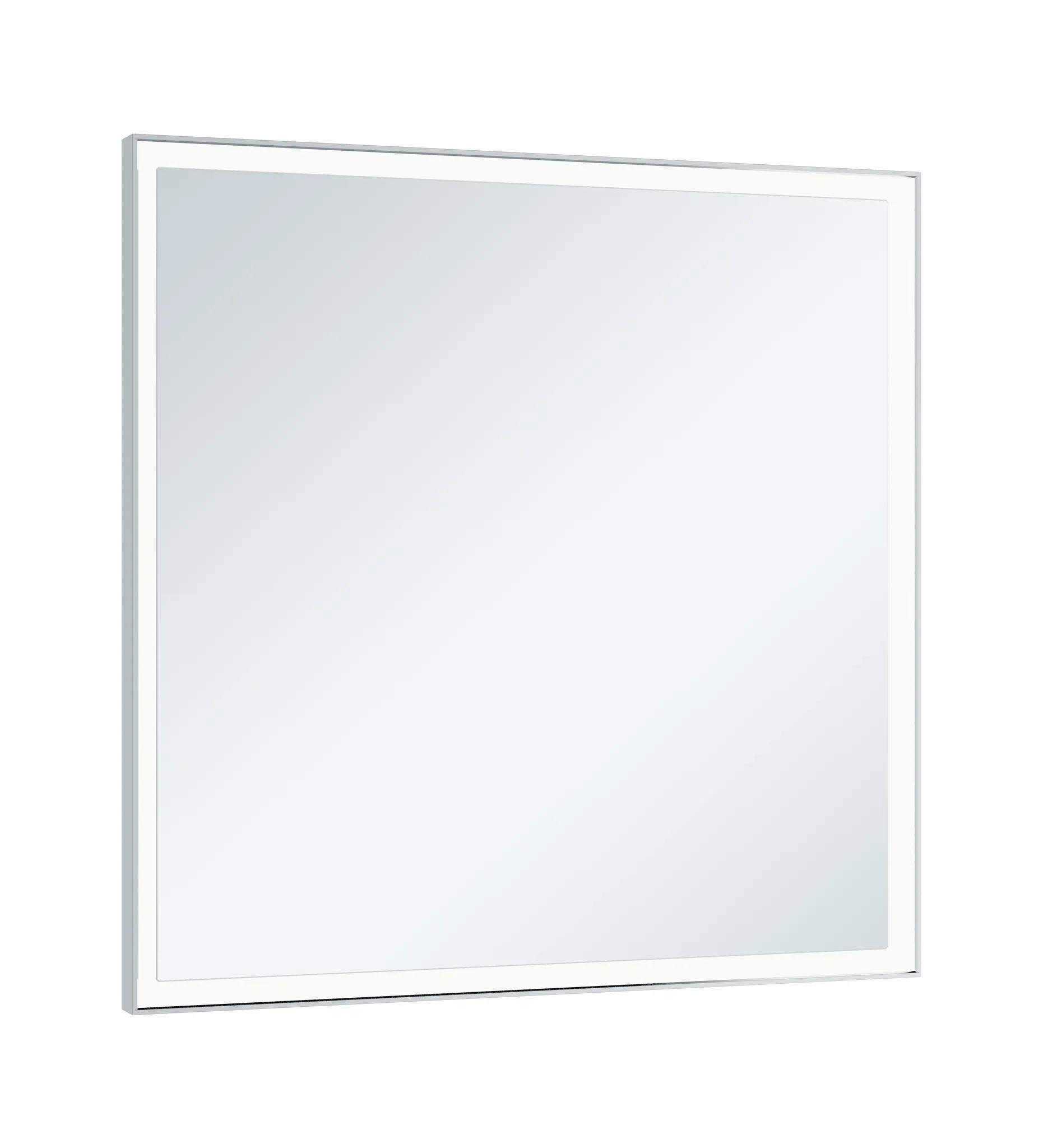 KEUCO Spiegel „Royal Lumos“ in Silber (eloxiert), 650 × 650 mm