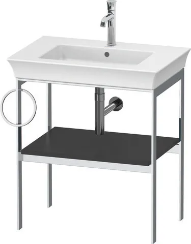 Duravit Konsole „White Tulip“ in Graphit Seidenmatt Duravit Konsole „White Tulip“ in Graphit Seidenmatt