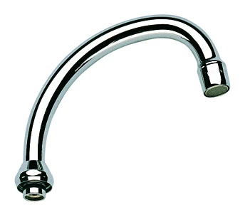 Rohrauslauf 13037, Sistra Strahlregler, Verschraubung 3/4″, Ausladung 140 mm, chrom
