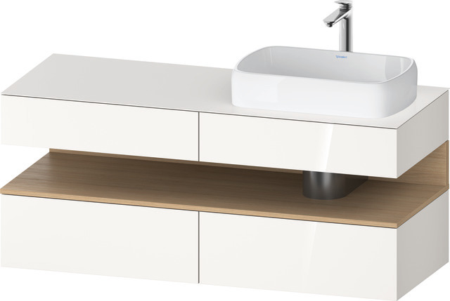 Duravit Waschtischunterschrank wandhängend „Qatego“ 140 × 60 × 55 cm