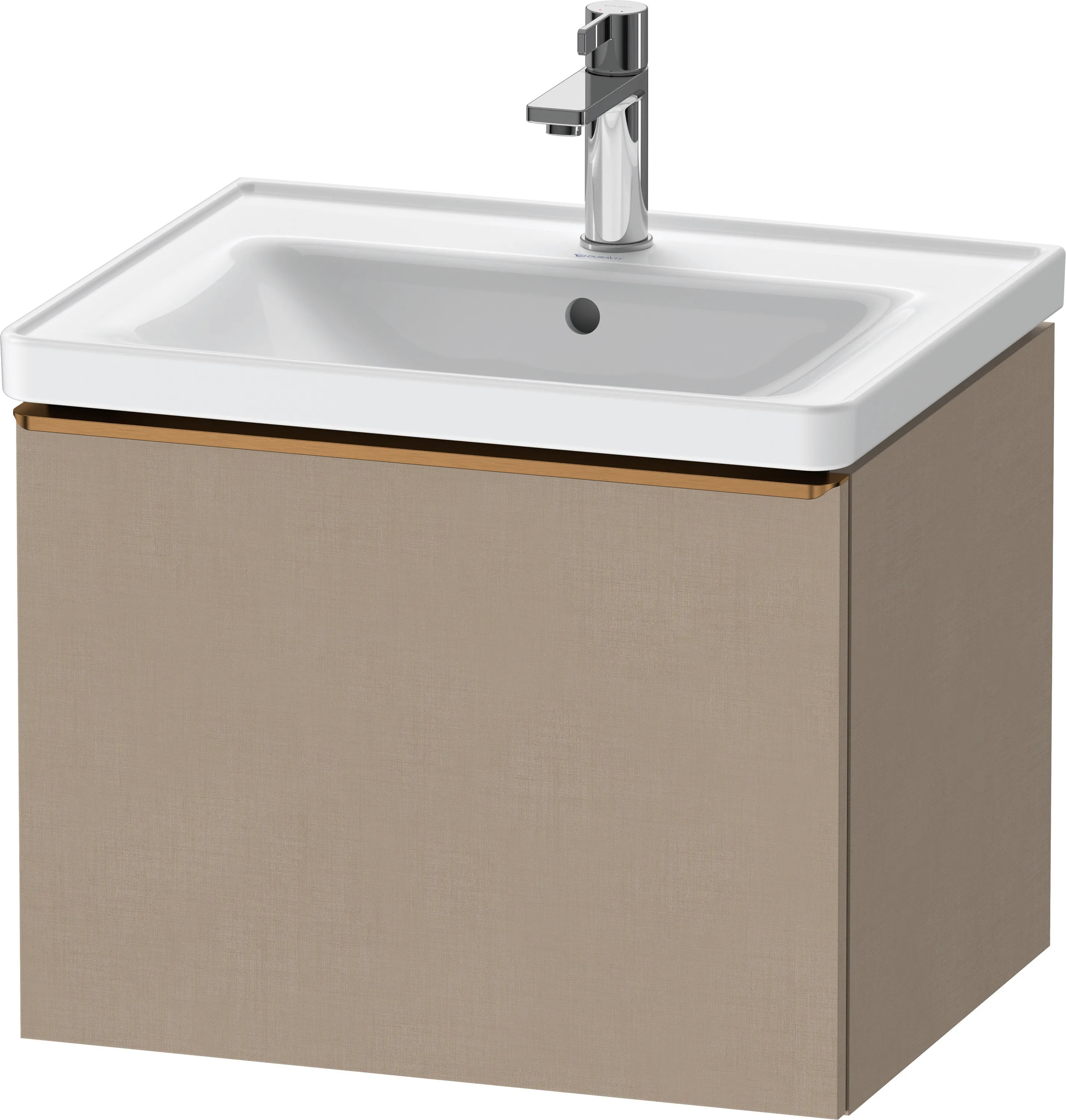 Duravit Waschtischunterschrank wandhängend „D-Neo“ 58,4 × 44 × 45,2 cm Leinen