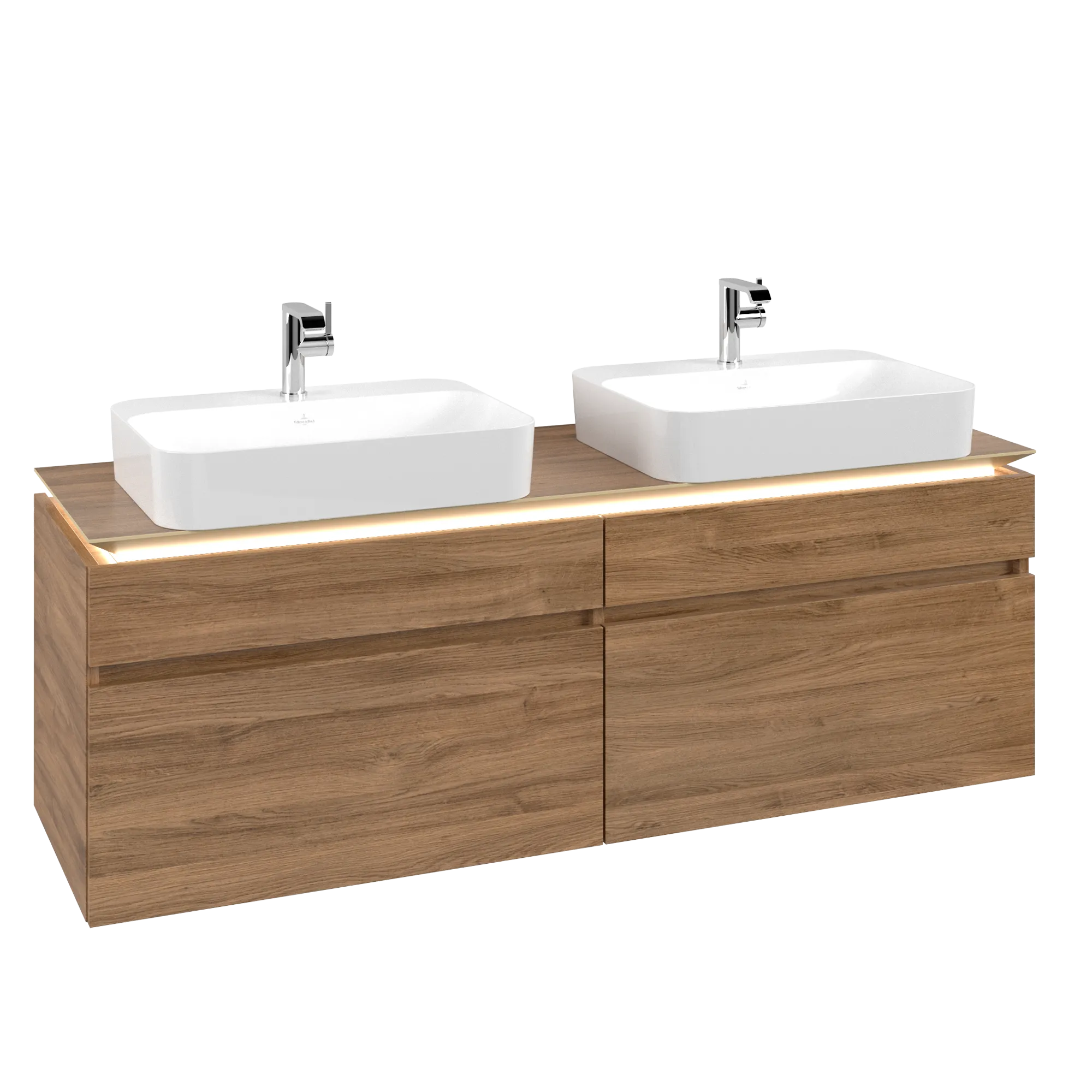 Villeroy & Boch Waschtischunterschrank „Legato“ für Schrankwaschtisch 160 × 55 × 50 cm links und rechts