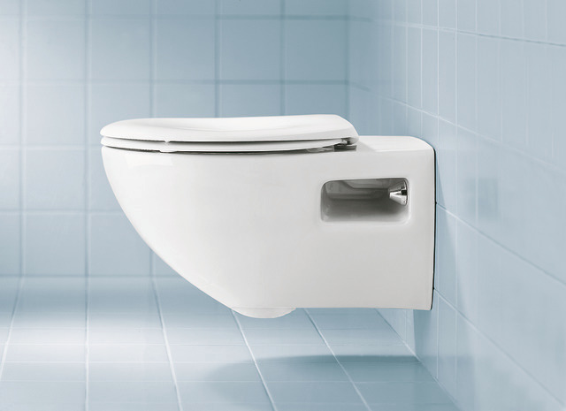 WC-Sitz mit Absenkautomatik Scharniere edelstahl, weiß