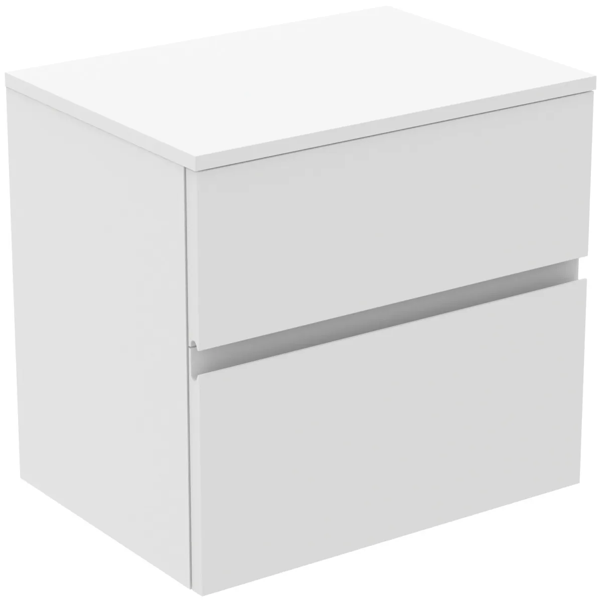 Ideal Standard Waschtischunterschrank Finesse 602x440x558mm, 2 Auszüge, Weiß matt Ideal Standard Waschtischunterschrank Finesse 602x440x558mm, 2 Auszüge, Weiß matt
