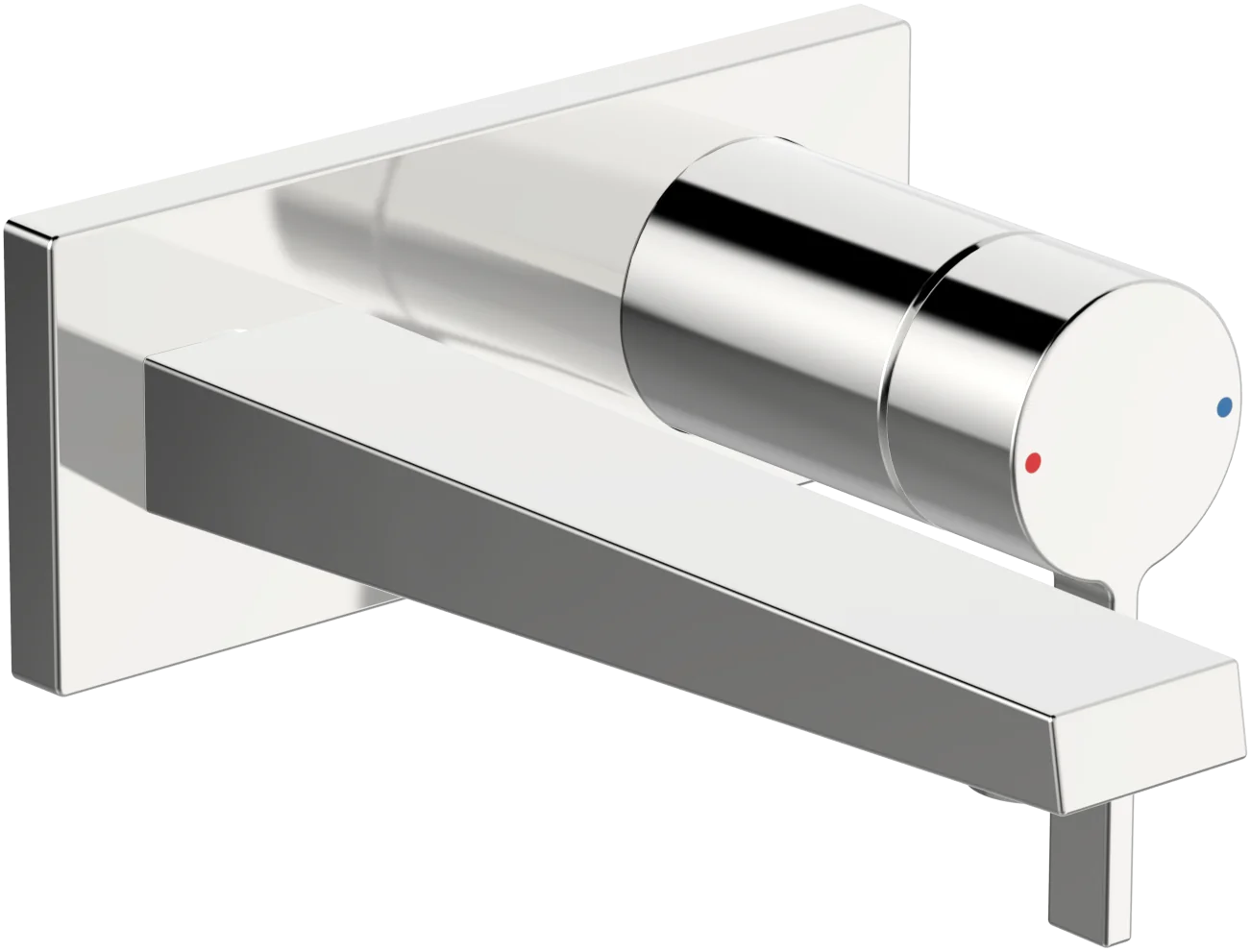 HansaLOFT Waschtischarmatur HansaLOFT 5757 Rosette eckig Ausladung 197mm 4.0 DN 15 Chrom