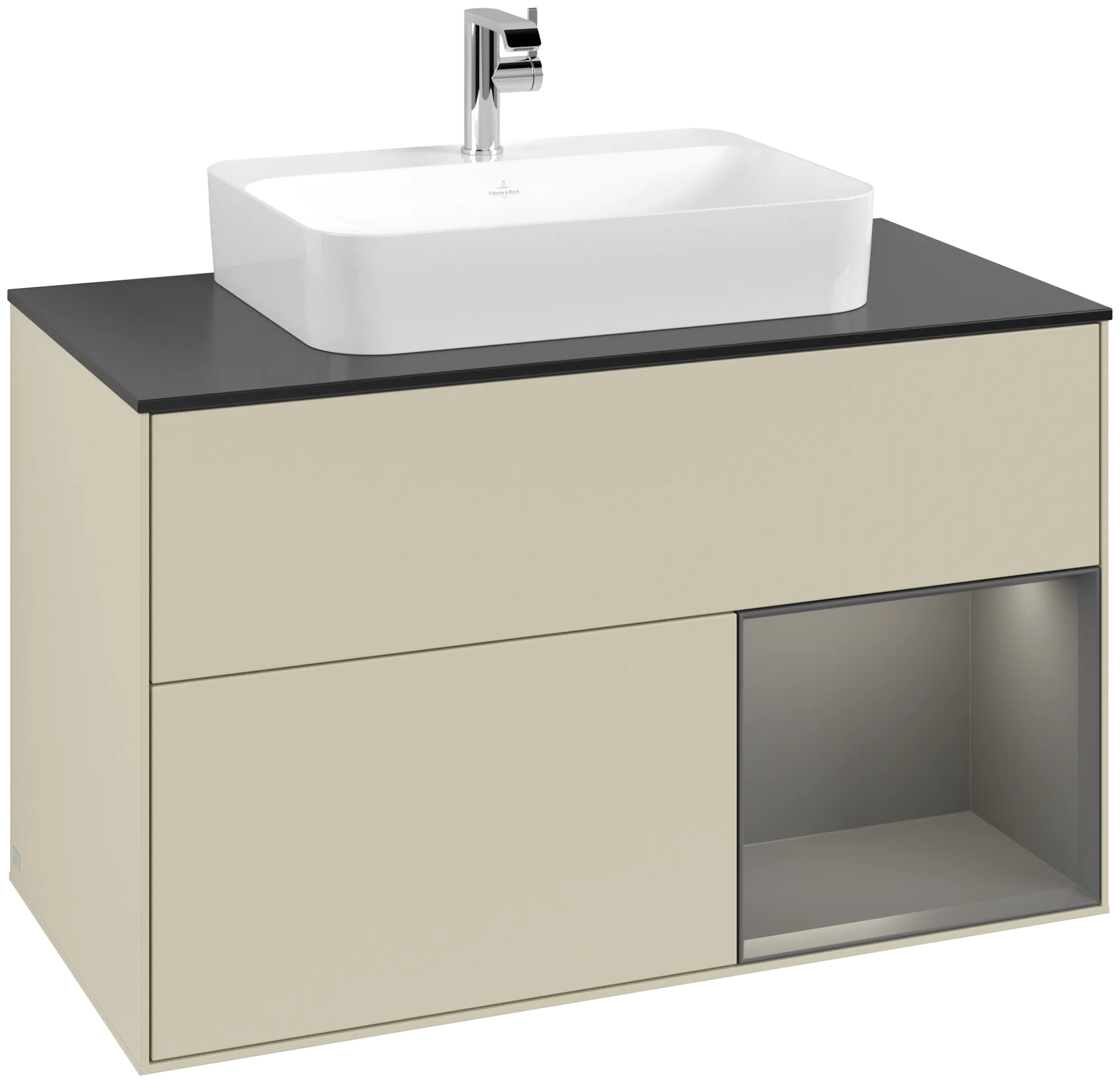 Villeroy & Boch Finion Waschbeckenunterschrank F37 1000x603x501mm m Bel FK/RE/AP: HJ/GK/2