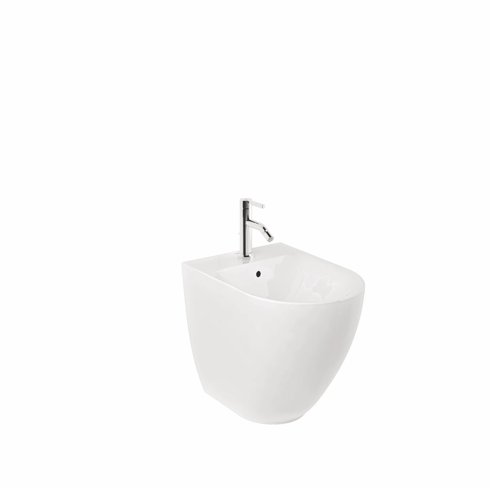 RESA D StandBidet 52 cm verdeckte Befestigungen Weiß glänzend RESA D StandBidet 52 cm verdeckte Befestigungen Weiß glänzend