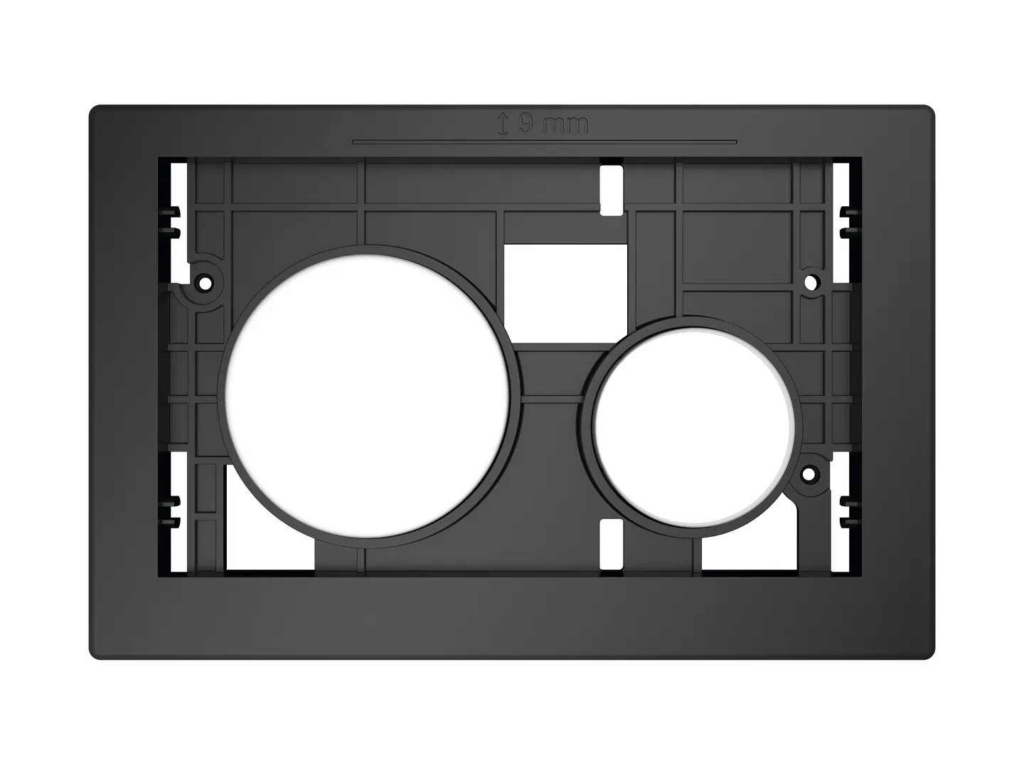 loop Betätigungseinheit für WC-Bet., Tasten weiß glzd. loop Betätigungseinheit für WC-Bet., Tasten weiß glzd.