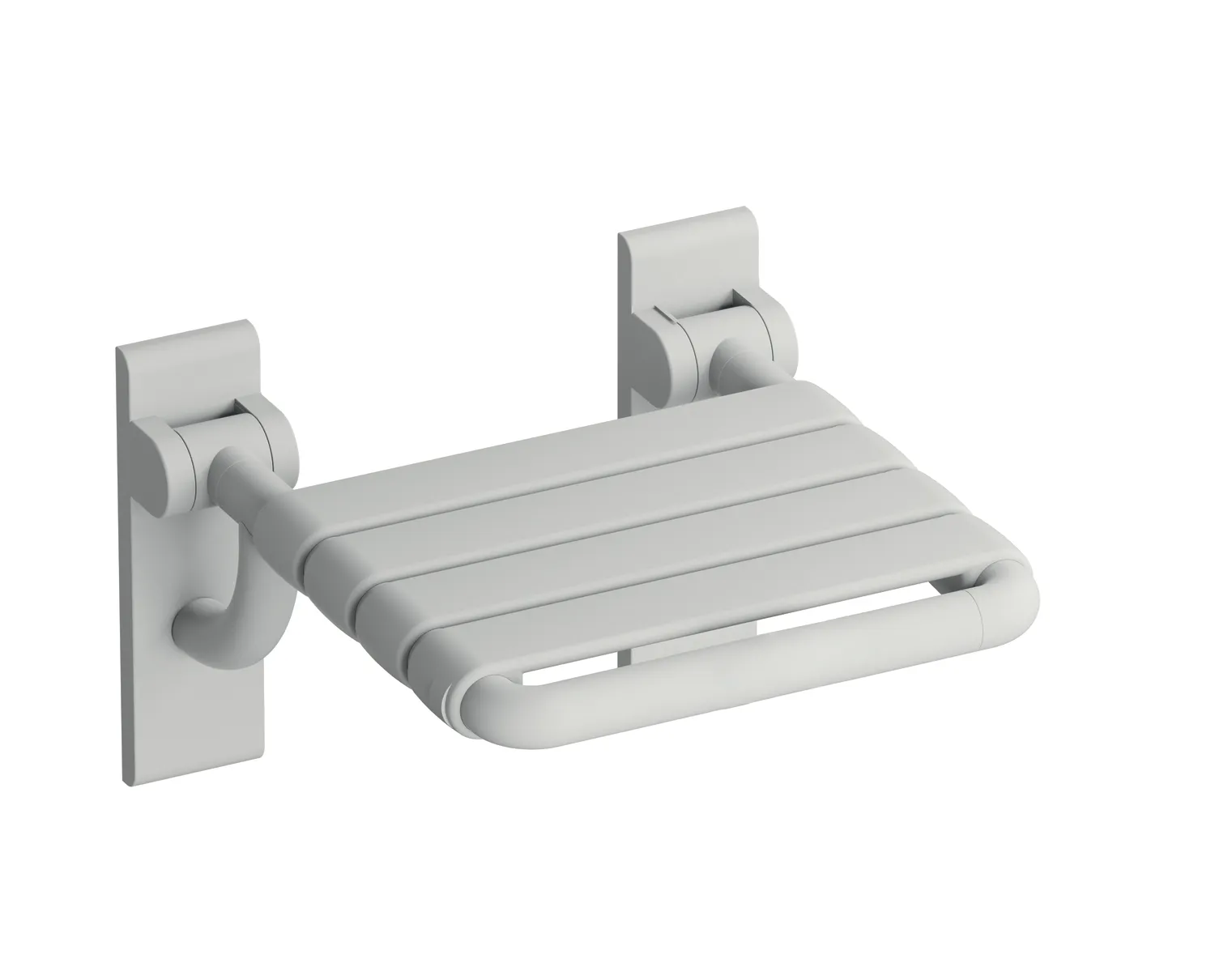 HEWI Klappsitz der Serie 801, matt, B: 478 mm, T: 428 mm, H: 259 mm