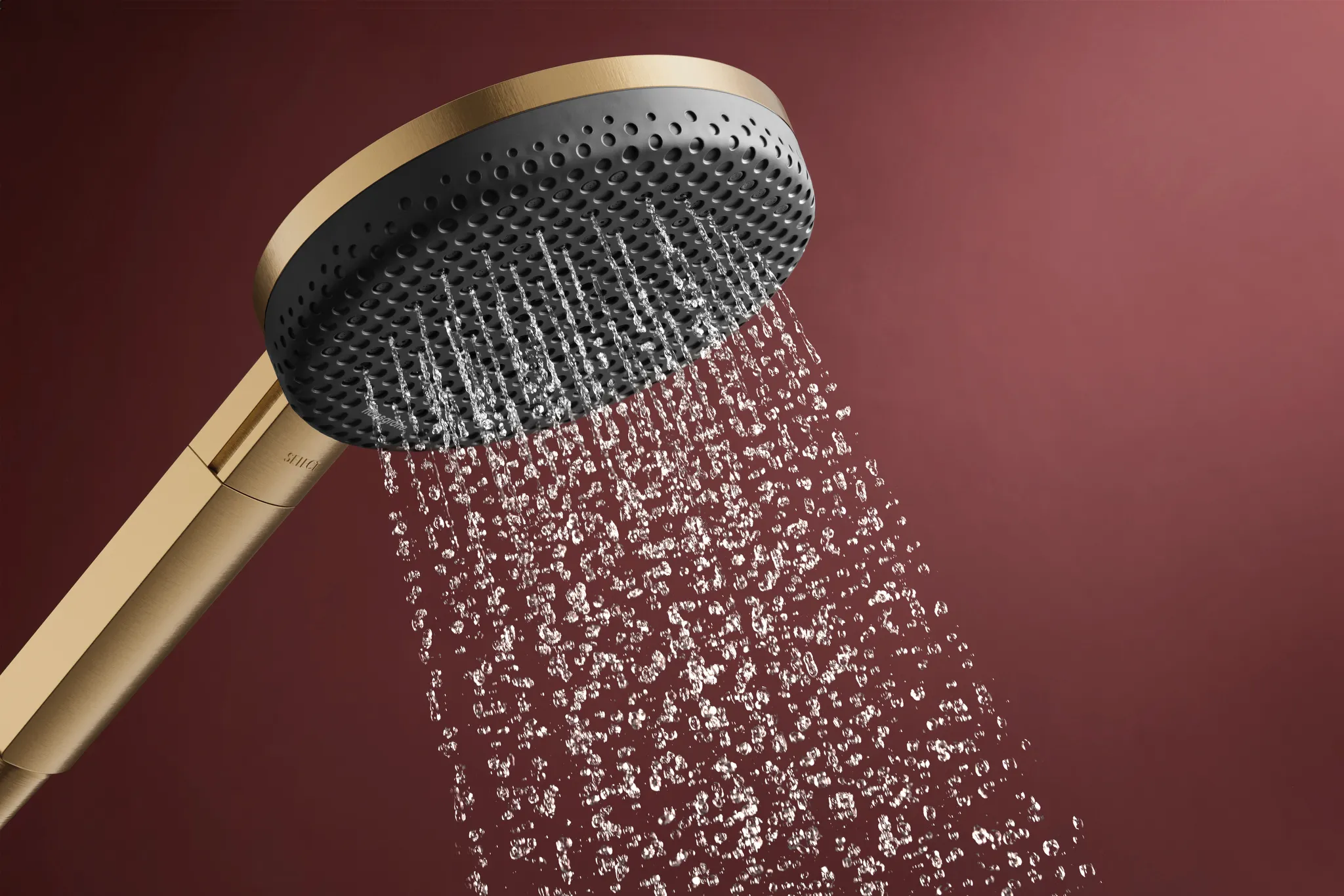 Gleitstangekombination „Raindance Alive Select“, Befestigung verdeckt in Brushed Bronze Gleitstangekombination „Raindance Alive Select“, Befestigung verdeckt in Brushed Bronze