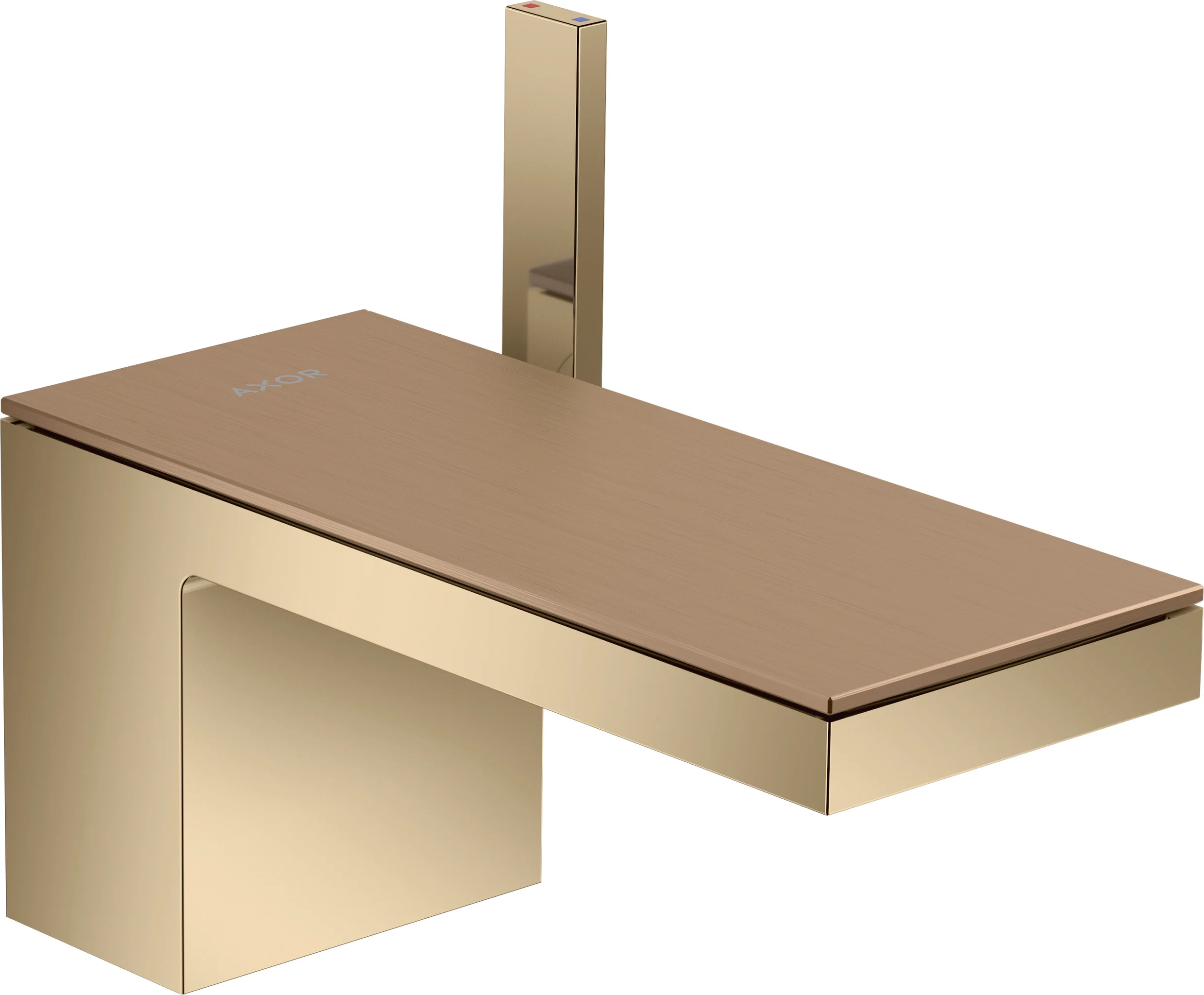 Hansgrohe AXOR MyEdition Platte 200 mm Metall Brushed Red Gold abnehmbar