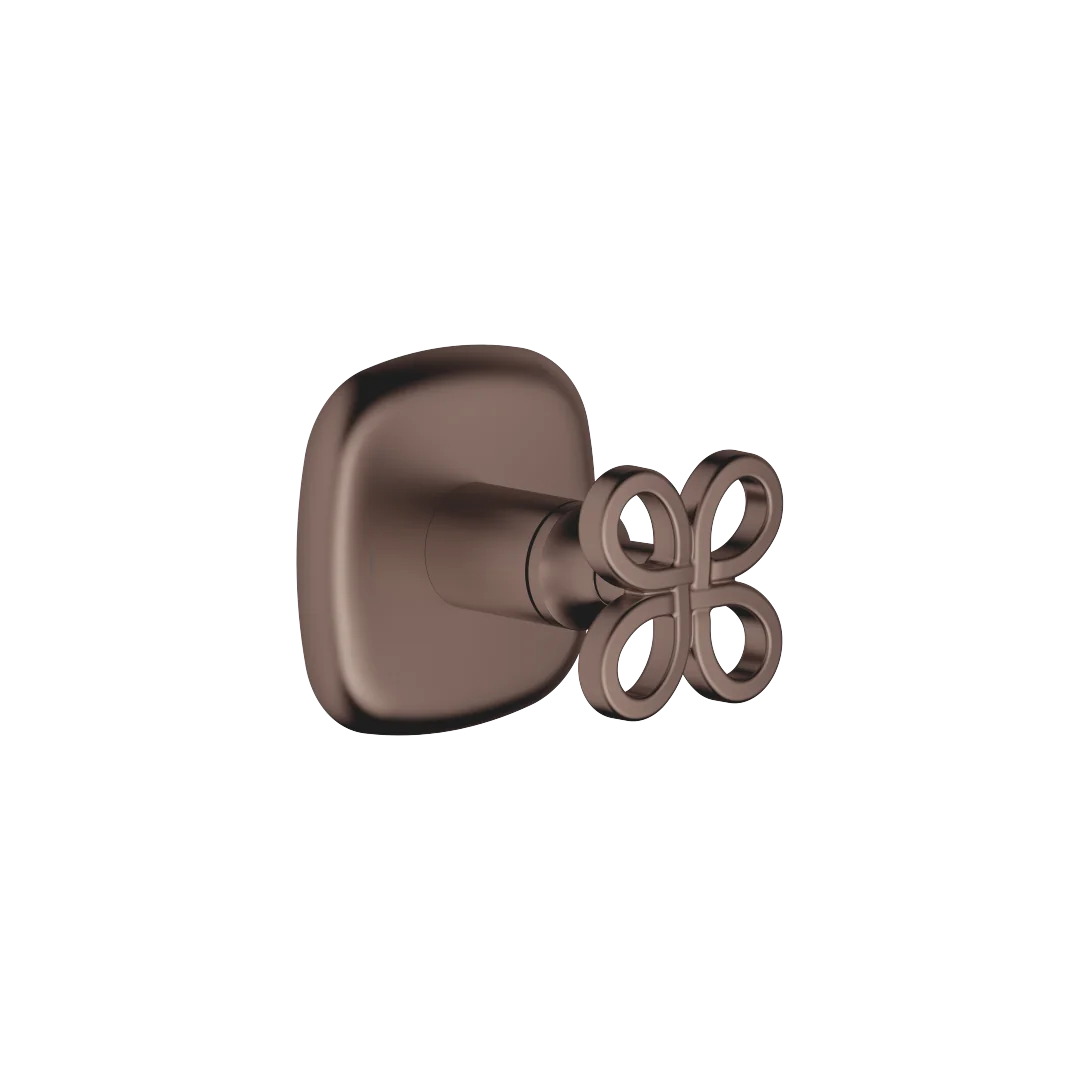 Dornbracht UP-Zweiwege-Umstellung COYA, Dark Bronze gebürstet PVD, Rosette 80 x 80 mm