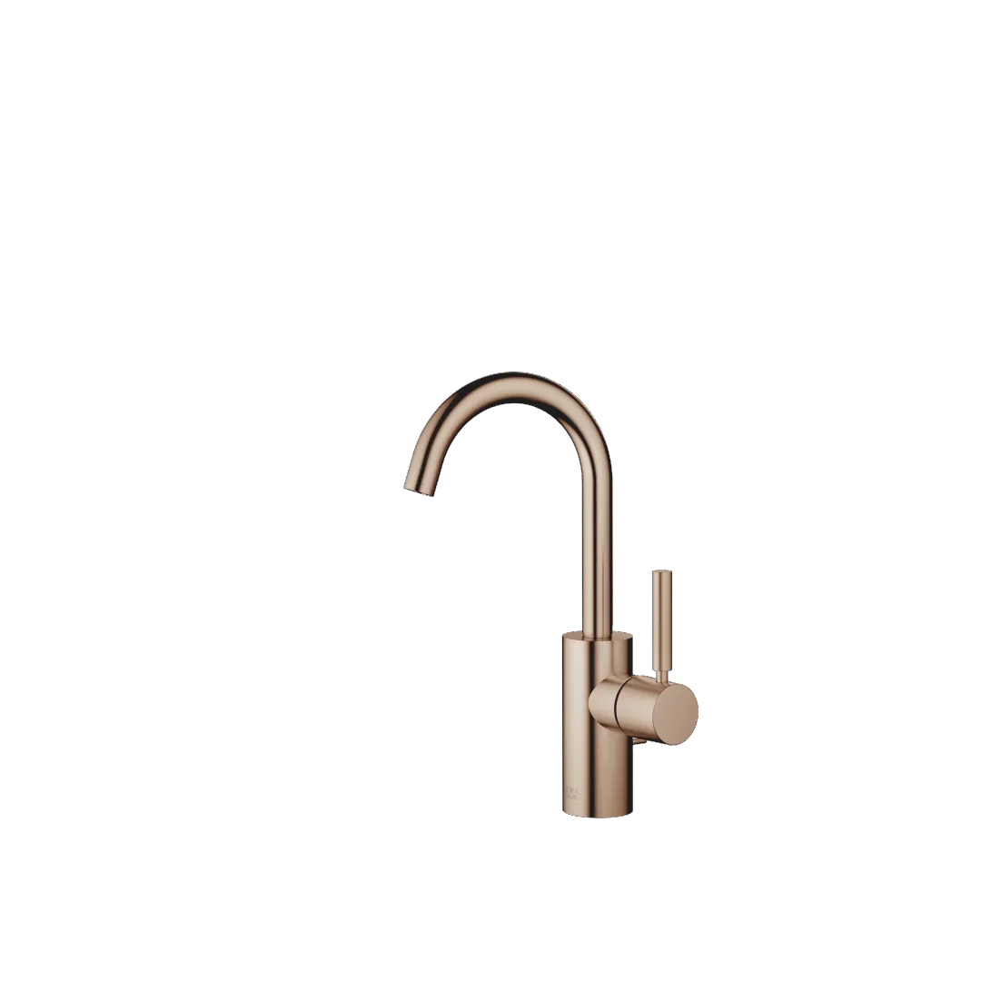 Dornbracht META Waschtisch-Einhandbatterie mit Ablaufgarnitur - Bronze gebürstet, Ausladung 123 mm Dornbracht META Waschtisch-Einhandbatterie mit Ablaufgarnitur - Bronze gebürstet, Ausladung 123 mm