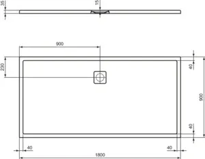 Ideal Standard Duschwanne „UltraFlatEvo“ Ideal Standard Duschwanne „UltraFlatEvo“