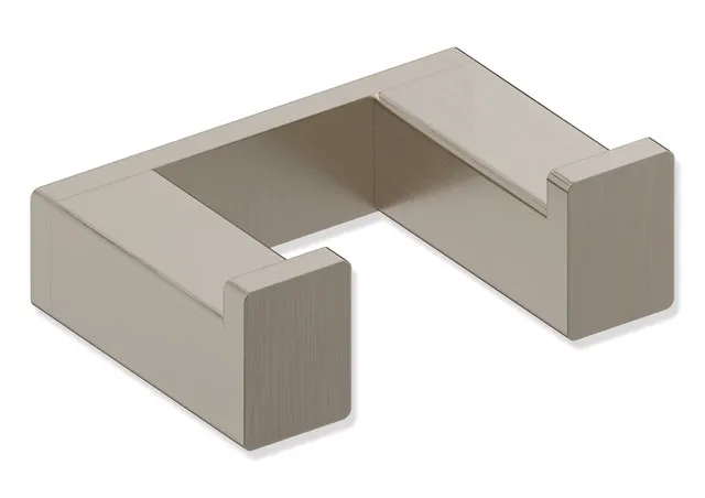 Doppelhaken, Edelstahl, PVD, Breite 60 mm, Tiefe 42 mm, in Farbe CK (messing glänzend) Doppelhaken, Edelstahl, PVD, Breite 60 mm, Tiefe 42 mm, in Farbe CK (messing glänzend)