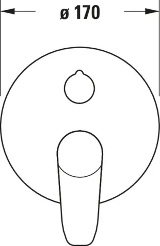 Duravit Einhand-Unterputz-Armatur „Serie B.1“ in Chrom Duravit Einhand-Unterputz-Armatur „Serie B.1“ in Chrom