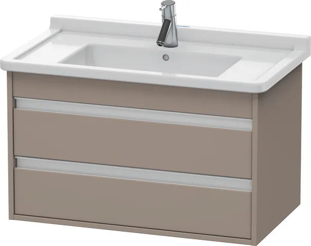 Duravit Waschtischunterschrank wandhängend „Ketho“ 80 × 48 × 45,5 cm Basalt Matt Duravit Waschtischunterschrank wandhängend „Ketho“ 80 × 48 × 45,5 cm Basalt Matt