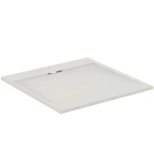 Ideal Standard Duschwanne „UltraFlatSi.life“ 100 × 100 cm in Carraraweiß