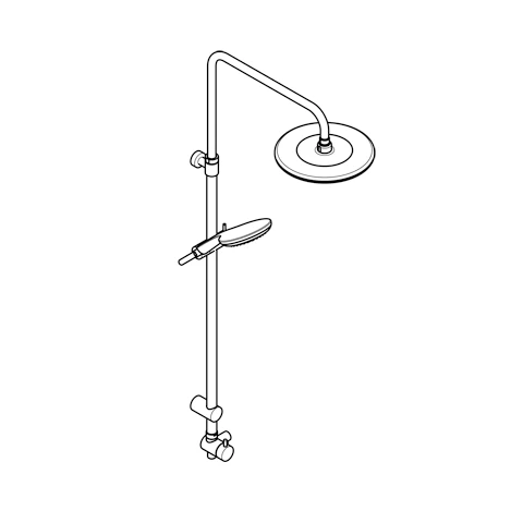 FRESHLINE Dual Shower System chrom