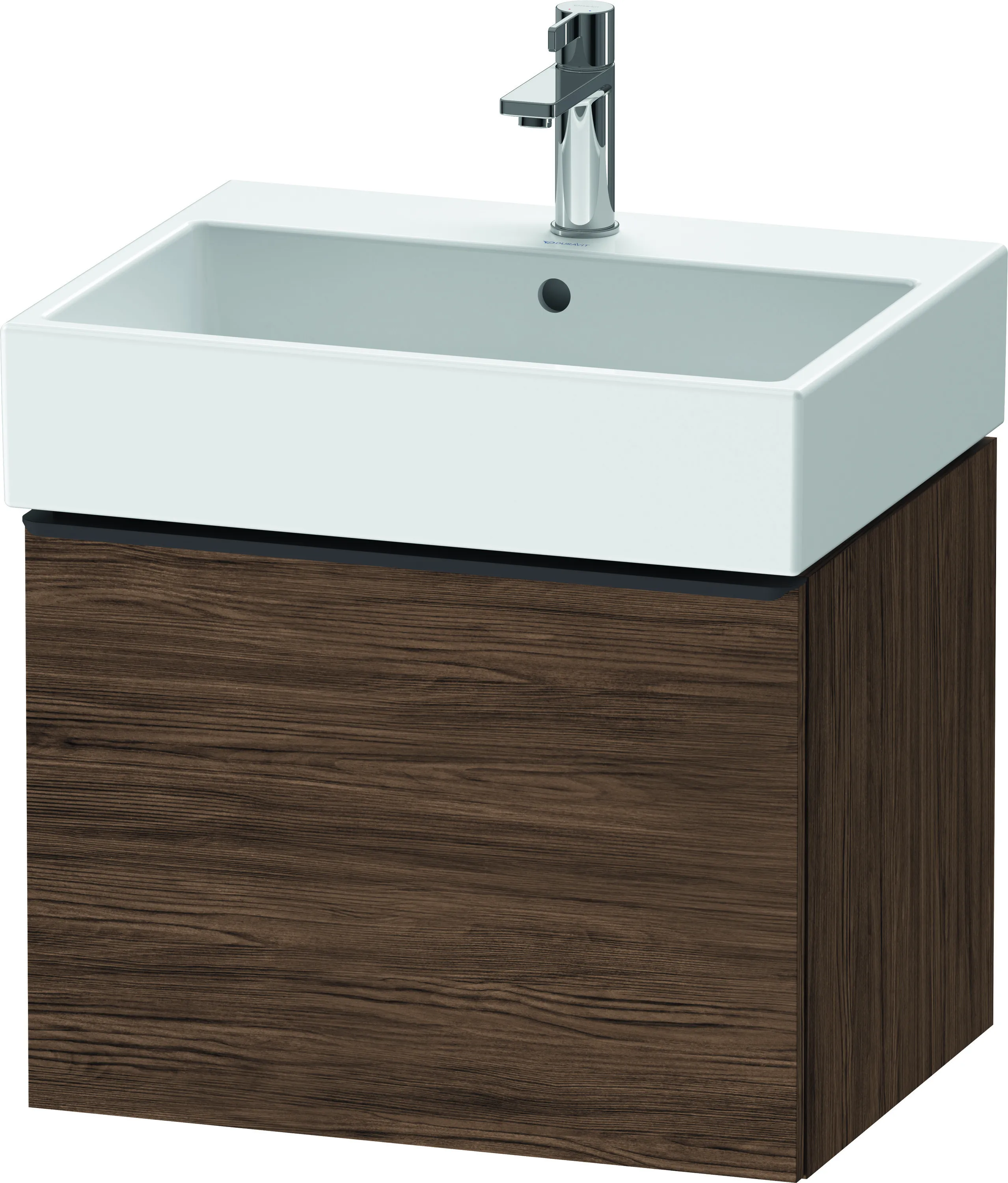 Duravit Waschtischunterschrank wandhängend „D-Neo“ 58,4 × 44 × 44,2 cm Nussbaum Dunkel
