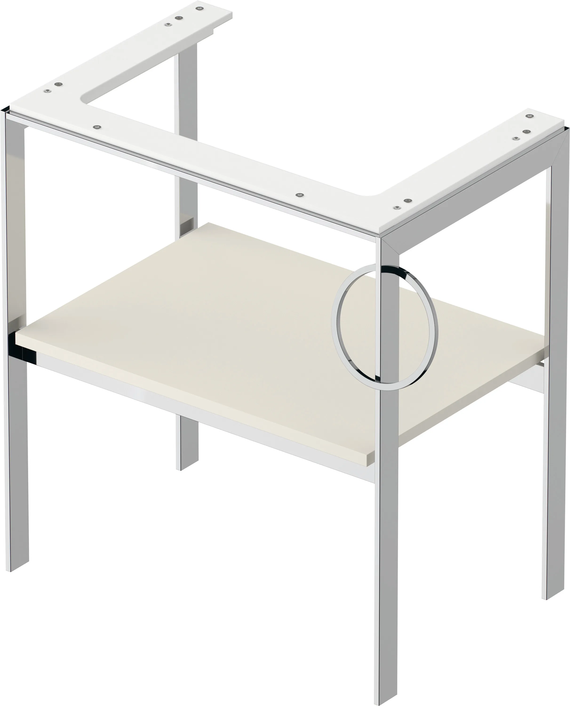 Duravit Konsole „White Tulip“ in Nordic Weiß Seidenmatt