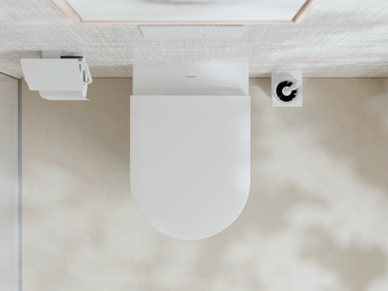Hansgrohe EluPura S Wand-WC in Weiß, 540 mm, randlos mit AquaFall Flush und SmartClean-Oberfläche Hansgrohe EluPura S Wand-WC in Weiß, 540 mm, randlos mit AquaFall Flush und SmartClean-Oberfläche