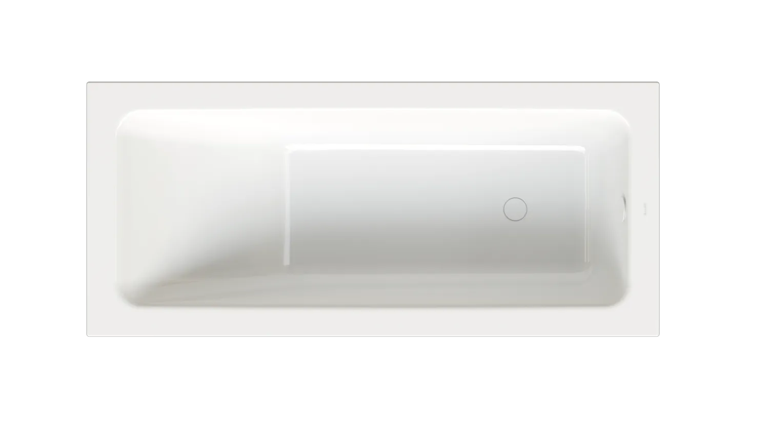 BetteOne Relax Badewanne, 1800 x 800 mm, weiß, glasierter Titan-Stahl, Einbau-Unterbau, 1-Sitzer