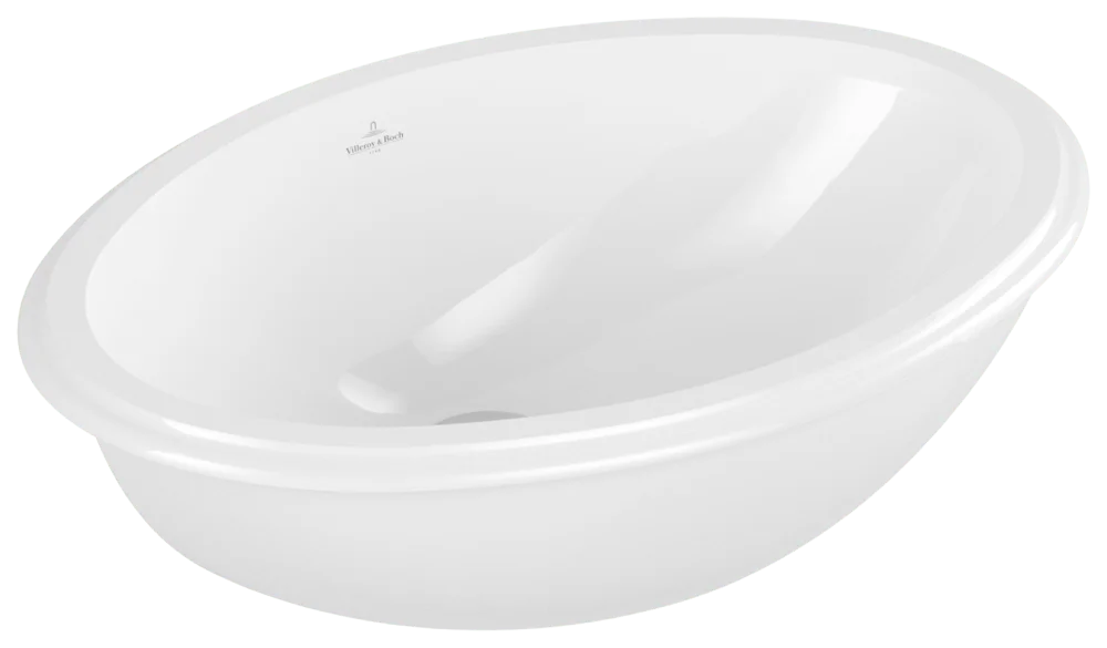Villeroy & Boch Evana Unterbauwaschbecken oval, weiß Alpin, 350 x 500 mm, Höhe 215 mm