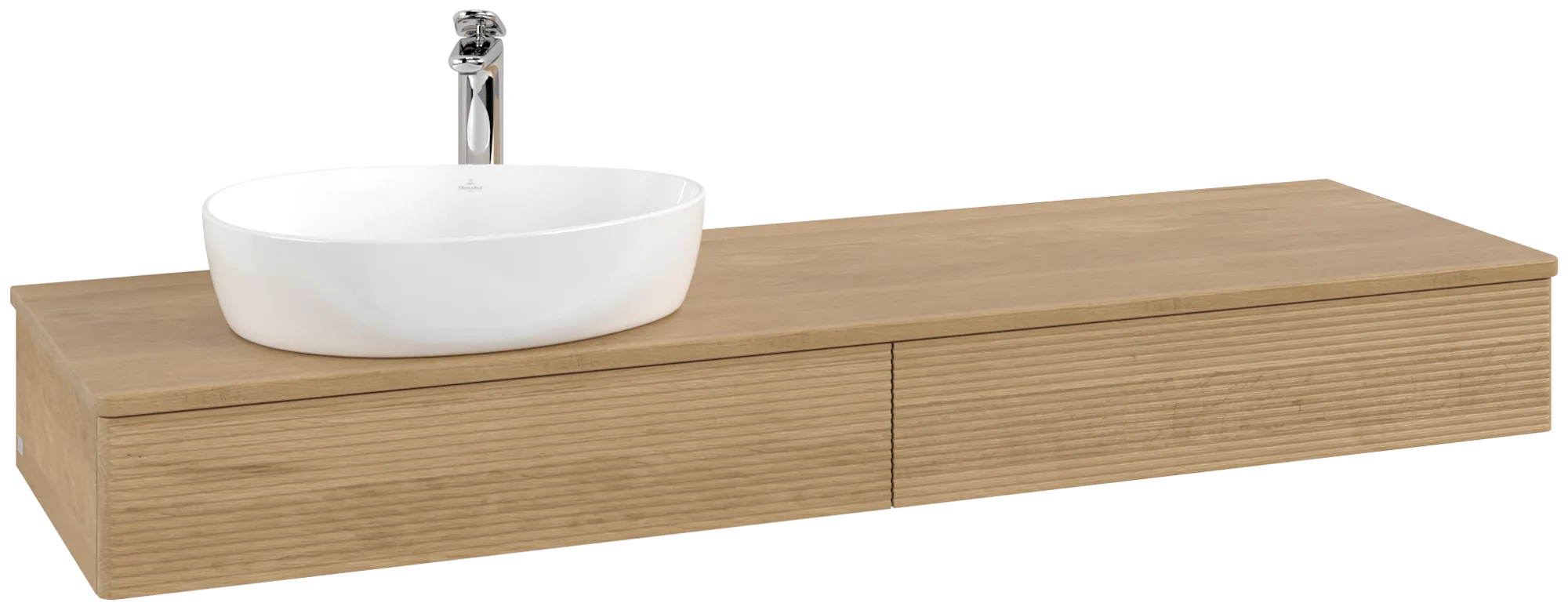 Villeroy & Boch Antao Waschbeckenunterschrank L15_5, 1600x190x500 mm, Honey Oak