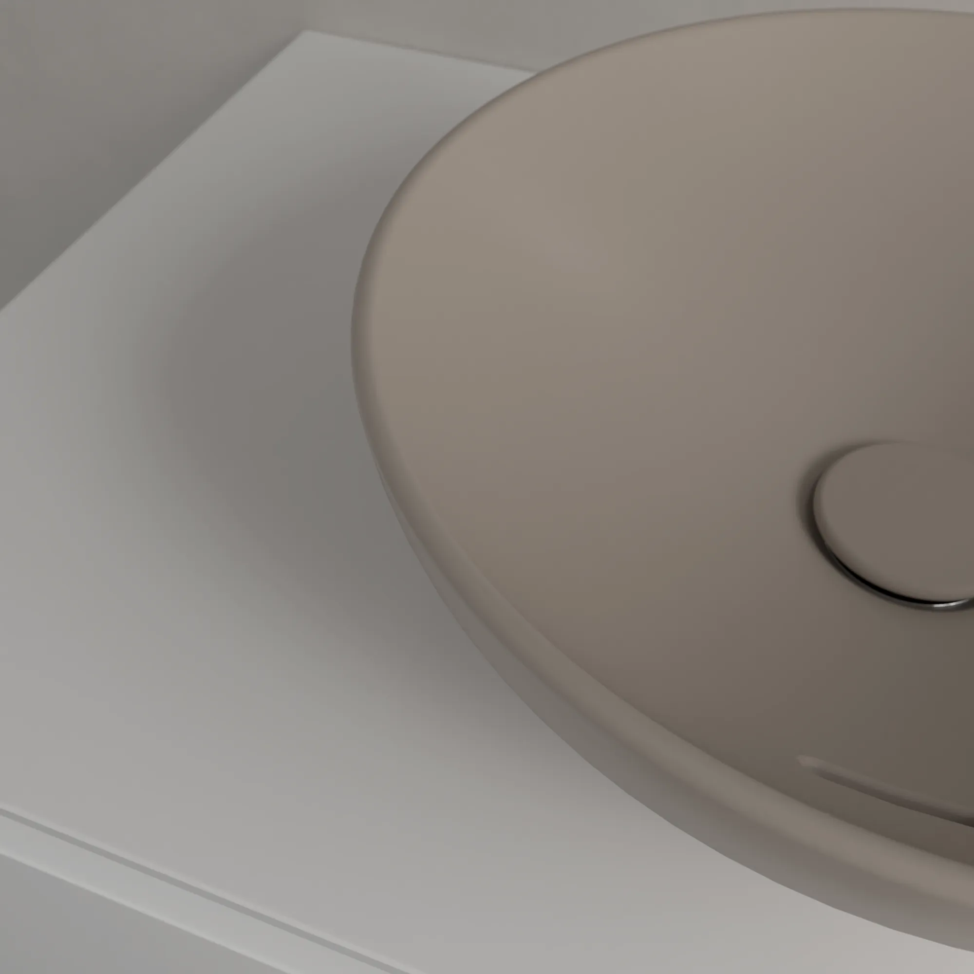 Villeroy & Boch Aufsatzwaschbecken Loop & Friends Almond CeramicPlus 380x380x150mm mit Überlauf