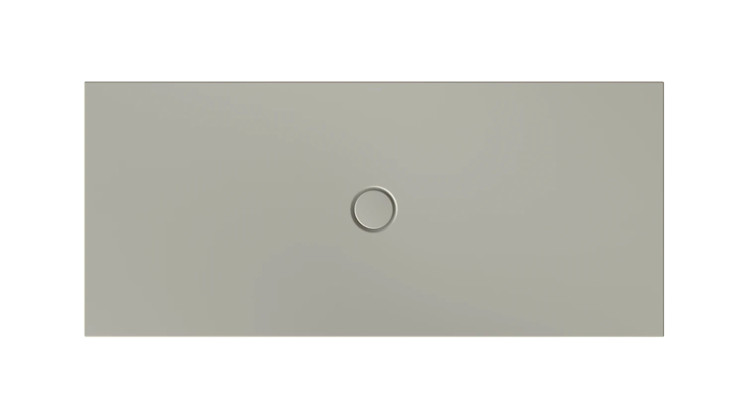 Bette rechteck Duschwanne „BetteFloor“ 1700 × 750 mm mit BetteAntirutsch Pro, ohne Oberflächenveredelung, ohne Wannenträger, in Stone