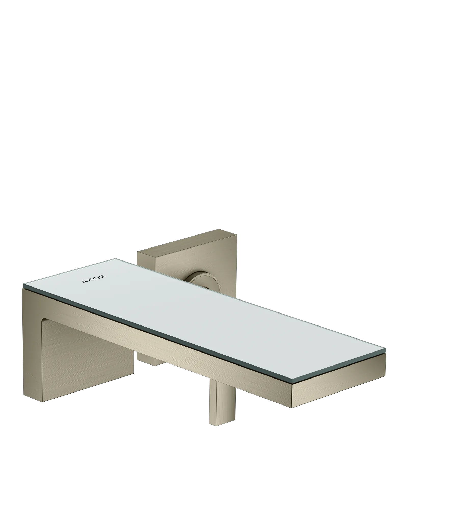 Hansgrohe AXOR MyEdition Mischer mit Platte 245 Glas, abnehmbar Hansgrohe AXOR MyEdition Mischer mit Platte 245 Glas, abnehmbar